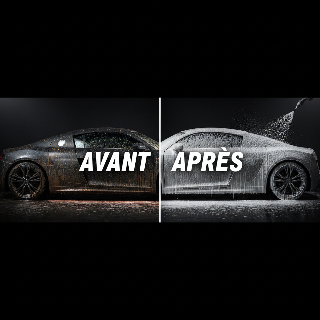 Avant/Après - Canon à mousse