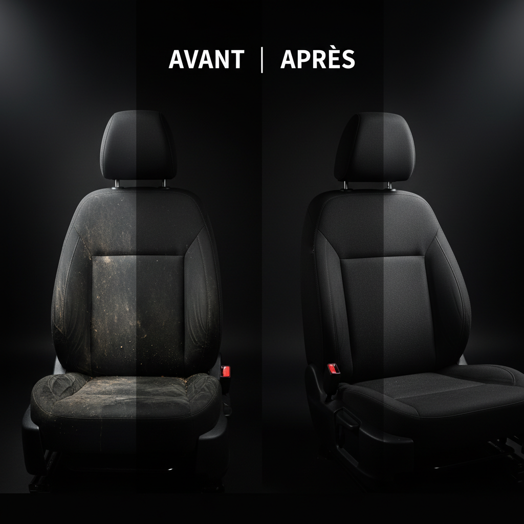 Avant/Après - Nettoyant sièges