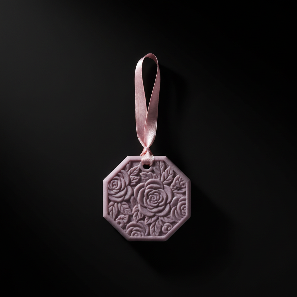 Prune de Printemps – médaillon mauve