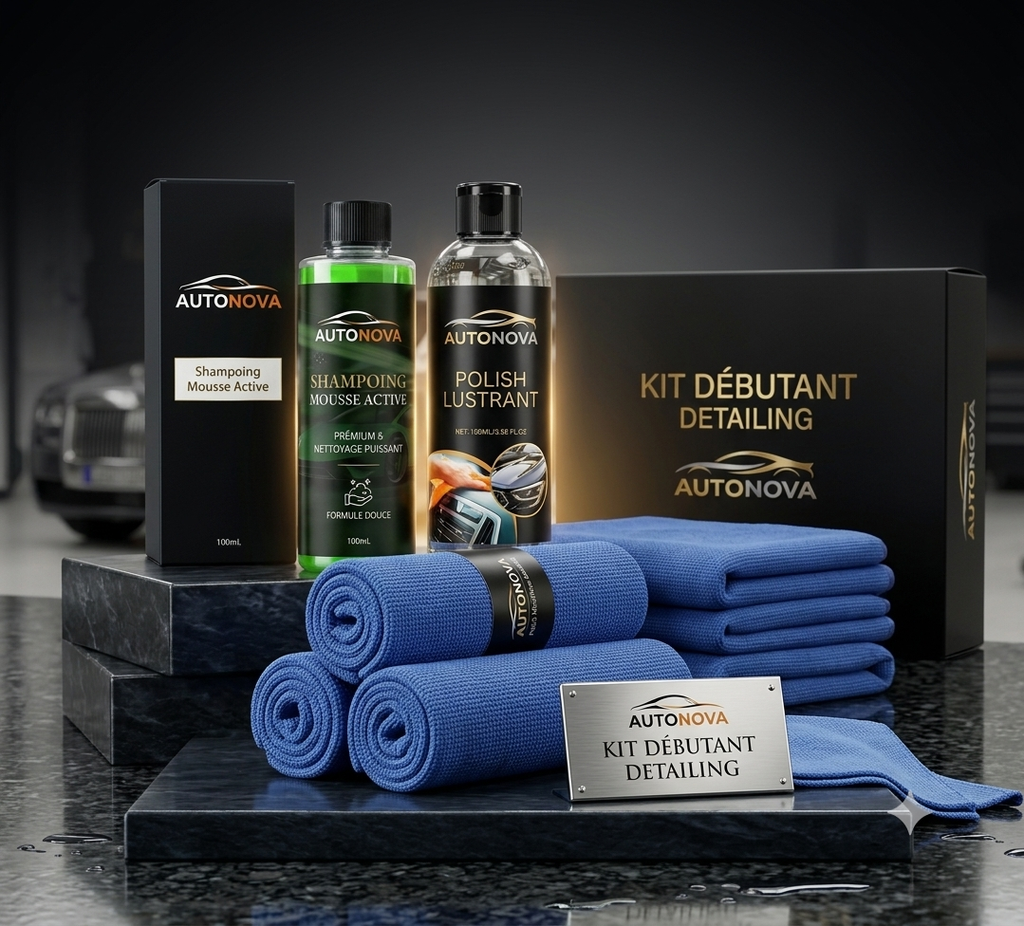 Kit Débutant Detailing – Lavage & Finition Essentiels – AUTONOVA