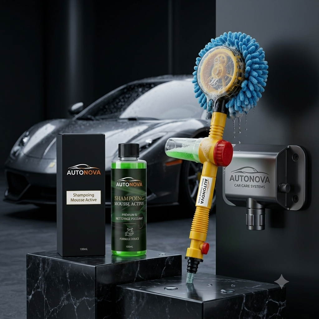 Brosse Rotative Automatique – Lavage Auto Mousse Haute Pression – AUTONOVA