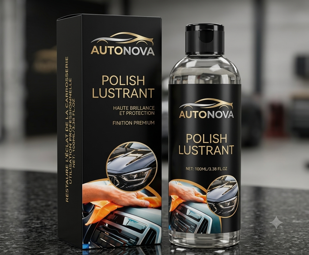 AUTONOVA – Polish Lustrant Carrosserie – Éclat Professionnel Intérieur & Extérieur